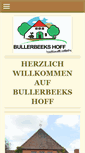 Mobile Screenshot of bullerbeekshoff.de